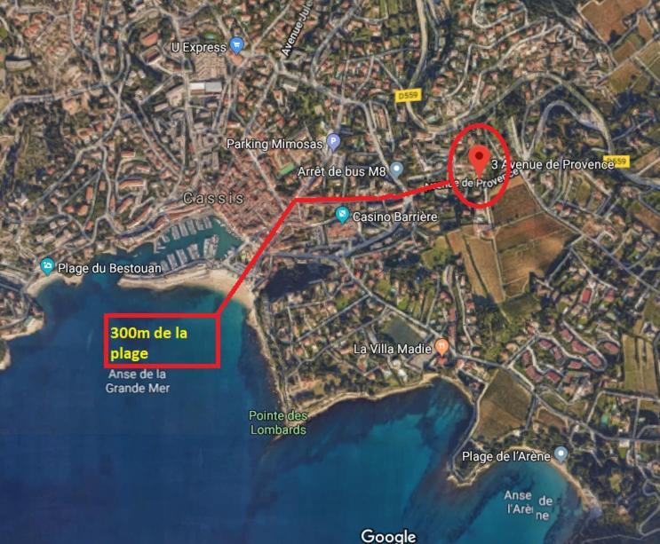 Au Calme, 200M Du Centre T2 Avec Balcon Et Parking Daire Cassis Dış mekan fotoğraf